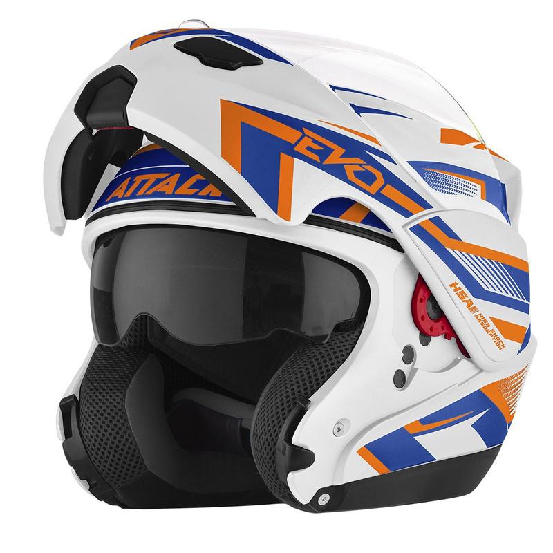 Capacete Robocop Escamoteavel Articulado Fechado Pro Tork Attack